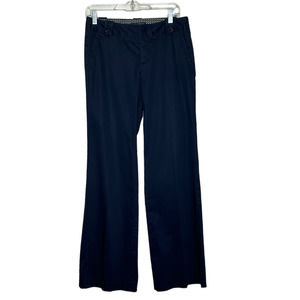 Banana Republic Martin Fit blue flare legs casual pants size 4